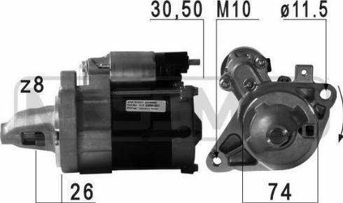 Messmer 220723A - Démarreur cwaw.fr