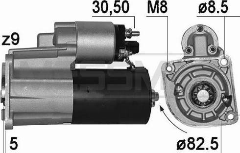 Messmer 221009A - Démarreur cwaw.fr