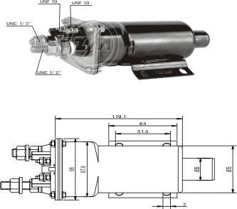 Messmer ZM951 - Contacteur, démarreur cwaw.fr