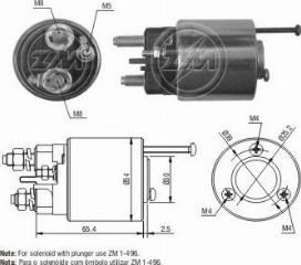 Messmer ZM496 - Contacteur, démarreur cwaw.fr