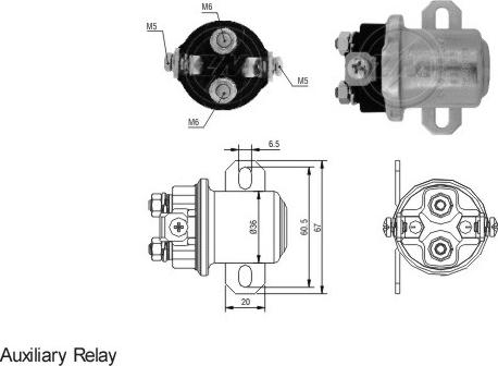 Messmer ZM4408 - Contacteur, démarreur cwaw.fr