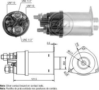 Messmer ZM459 - Contacteur, démarreur cwaw.fr