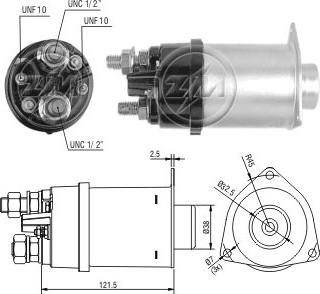 Messmer ZM456 - Contacteur, démarreur cwaw.fr