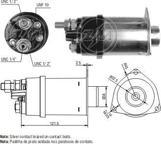 Messmer ZM460 - Contacteur, démarreur cwaw.fr