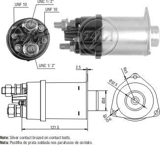 Messmer ZM461 - Contacteur, démarreur cwaw.fr