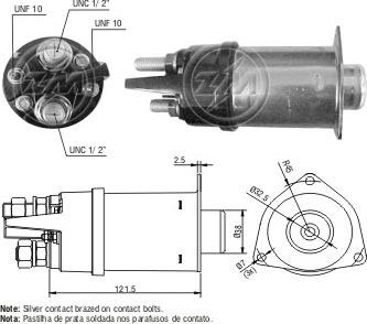 Messmer ZM468 - Contacteur, démarreur cwaw.fr