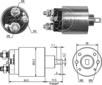 Messmer ZM485 - Contacteur, démarreur cwaw.fr