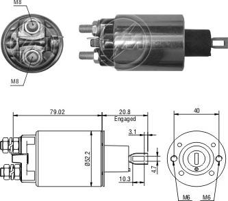 Messmer ZM480 - Contacteur, démarreur cwaw.fr