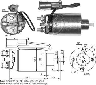 Messmer ZM4793 - Contacteur, démarreur cwaw.fr