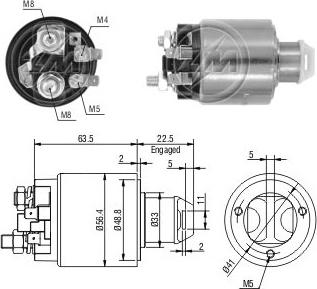 Messmer ZM471 - Contacteur, démarreur cwaw.fr