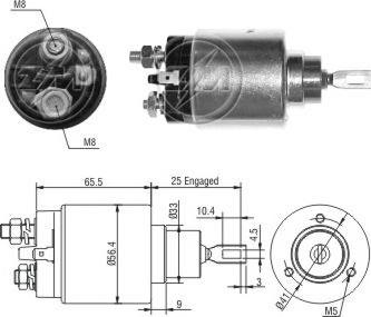 Messmer ZM478 - Contacteur, démarreur cwaw.fr