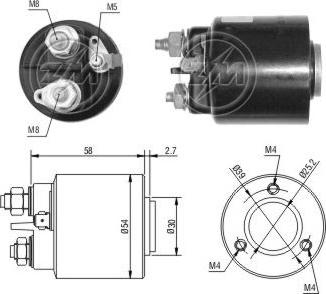 Messmer ZM599 - Contacteur, démarreur cwaw.fr