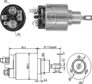 Messmer ZM574 - Contacteur, démarreur cwaw.fr