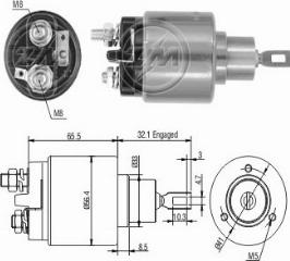 Messmer ZM575C - Contacteur, démarreur cwaw.fr