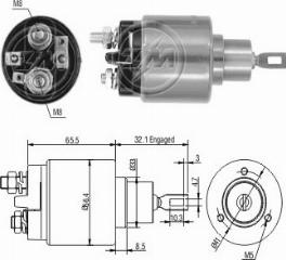 Messmer ZM573C - Contacteur, démarreur cwaw.fr