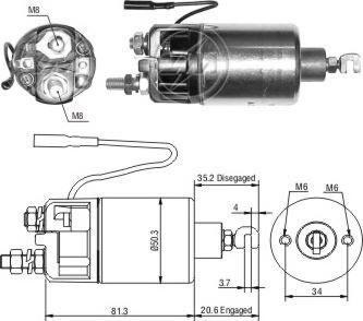 Messmer ZM661 - Contacteur, démarreur cwaw.fr