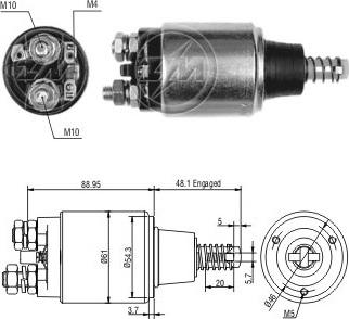 Messmer ZM638 - Contacteur, démarreur cwaw.fr