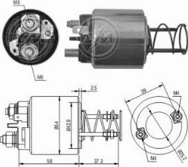 Messmer ZM1594 - Contacteur, démarreur cwaw.fr