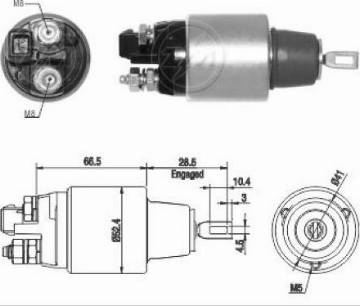 Messmer ZM1382 - Contacteur, démarreur cwaw.fr