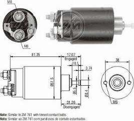 Messmer ZM1761C - Contacteur, démarreur cwaw.fr