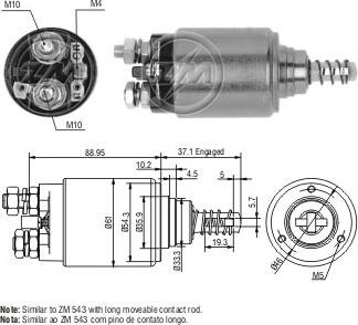 Messmer ZM1731 - Contacteur, démarreur cwaw.fr