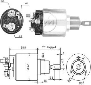 Messmer ZM877 - Contacteur, démarreur cwaw.fr