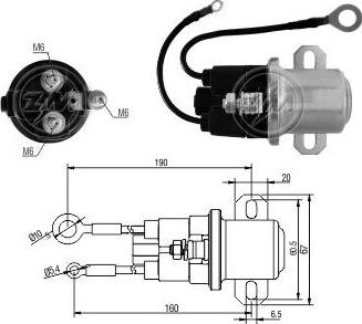 Messmer ZM3408 - Contacteur, démarreur cwaw.fr