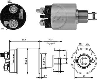 Messmer ZM3579 - Contacteur, démarreur cwaw.fr