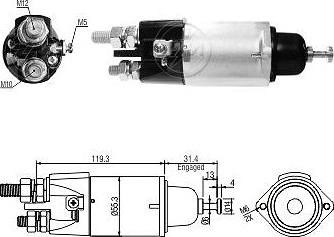 Messmer ZM3898 - Contacteur, démarreur cwaw.fr