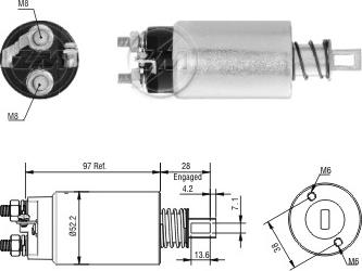 Messmer ZM2982 - Contacteur, démarreur cwaw.fr