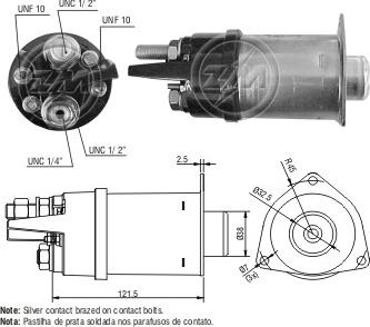 Messmer ZM2460 - Contacteur, démarreur cwaw.fr