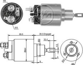 Messmer ZM2573 - Contacteur, démarreur cwaw.fr