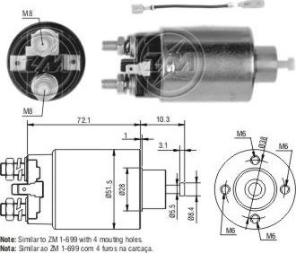 Messmer ZM2699 - Contacteur, démarreur cwaw.fr