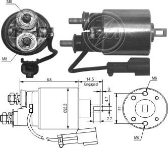 Messmer ZM718 - Contacteur, démarreur cwaw.fr