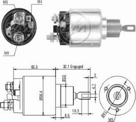 Messmer ZM778C - Contacteur, démarreur cwaw.fr