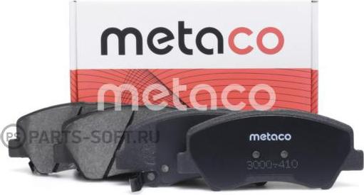 METACO 3000-410 - Kit de plaquettes de frein, frein à disque cwaw.fr