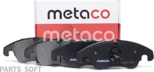 METACO 3000-066 - Kit de plaquettes de frein, frein à disque cwaw.fr