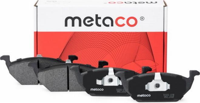 METACO 3000-018 - Kit de plaquettes de frein, frein à disque cwaw.fr