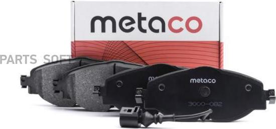 METACO 3000-082 - Kit de plaquettes de frein, frein à disque cwaw.fr