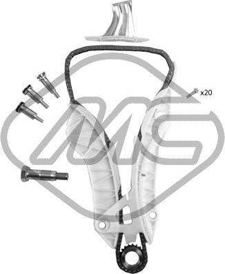 Metalcaucho 58314 - Kit de distribution par chaîne cwaw.fr