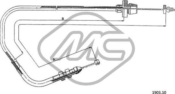 Metalcaucho 81499 - Câble d'accélération cwaw.fr