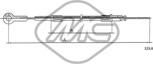 Metalcaucho 81413 - Câble d'accélération cwaw.fr