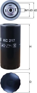 METAL LEVE KC 217 - Filtre à carburant cwaw.fr