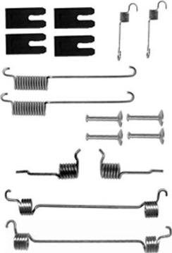 Metelli 9087 - Kit d'accessoires, mâchoire de frein cwaw.fr