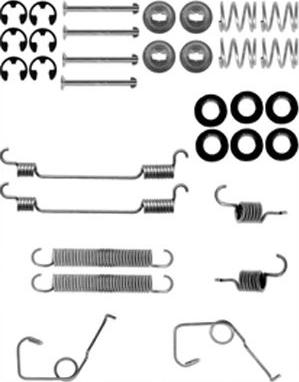 Metelli 9106 - Kit d'accessoires, mâchoire de frein cwaw.fr