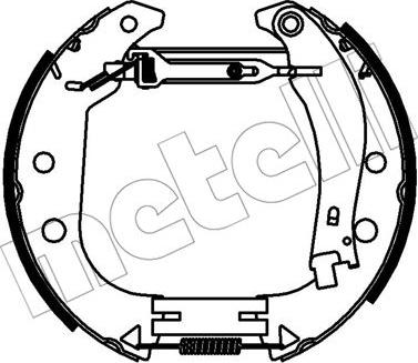 Metelli 51-0456 - Jeu de mâchoires de frein cwaw.fr