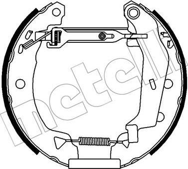 Metelli 51-0402 - Jeu de mâchoires de frein cwaw.fr