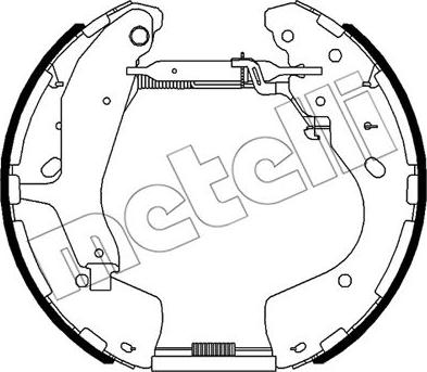 Metelli 51-0521 - Jeu de mâchoires de frein cwaw.fr