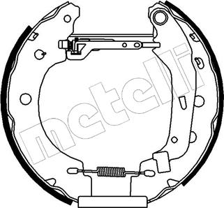 Metelli 51-0097 - Jeu de mâchoires de frein cwaw.fr