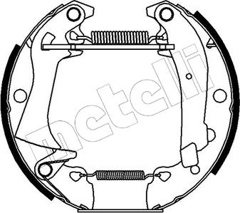 Metelli 51-0041 - Jeu de mâchoires de frein cwaw.fr